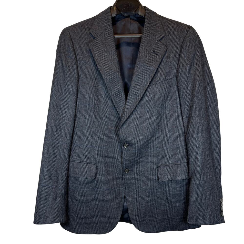 Ralph Lauren Polo University Club 100%‎ Wool Blazer Men's 42L Charcoal